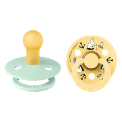 Mumin Colour 2-Pack Napp Latex Stl 1 - Mint | Baby & Barn - Sköta - Nappar | BabyMode