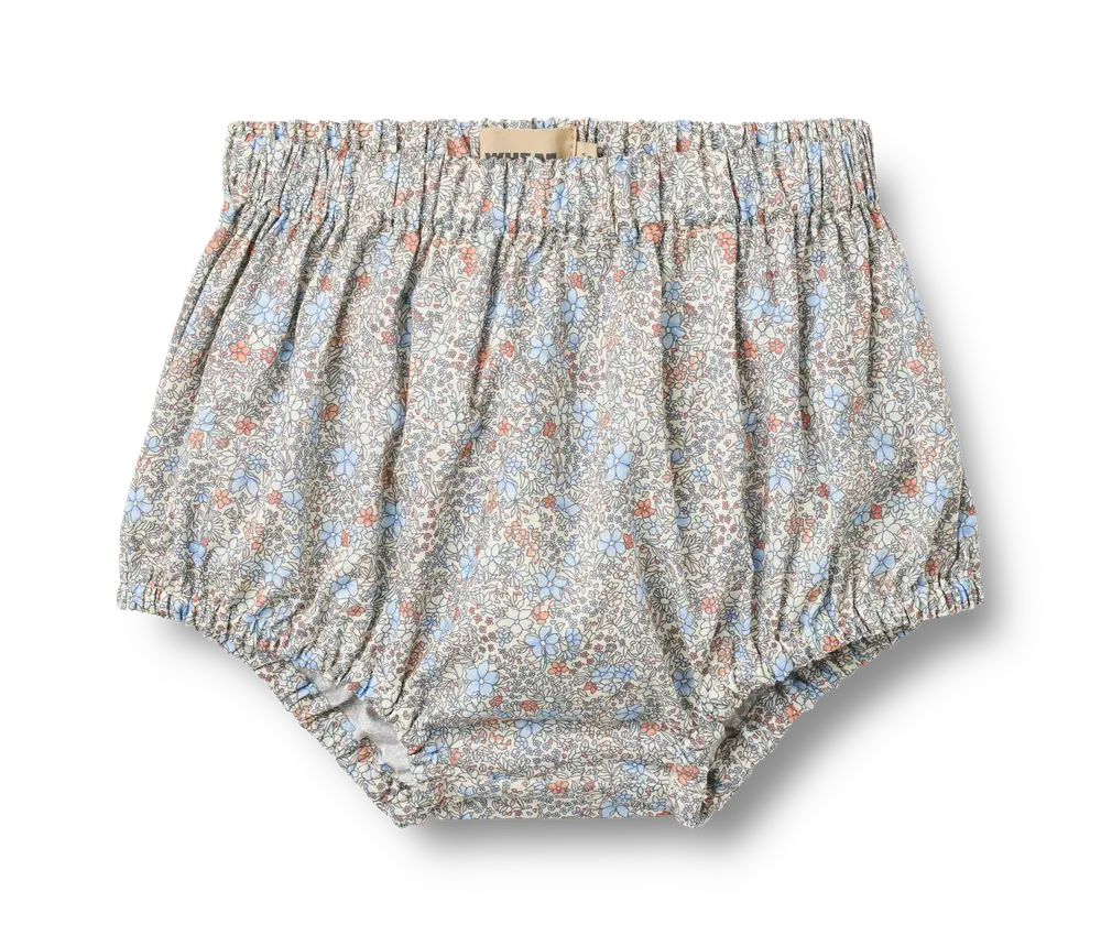 Saloma Bloomers - Air Blue Flowers - 74 | Barnkläder - Underdelar - Shorts | BabyMode