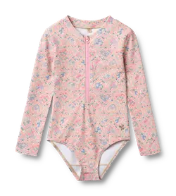 Margot Baddräkt - Pink Heart Flowers