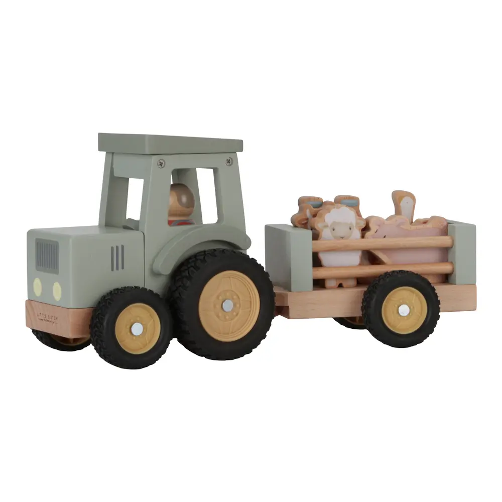 Traktor med släp | Leksaker - Bilar & maskiner - Traktorer & flygplan | BabyMode