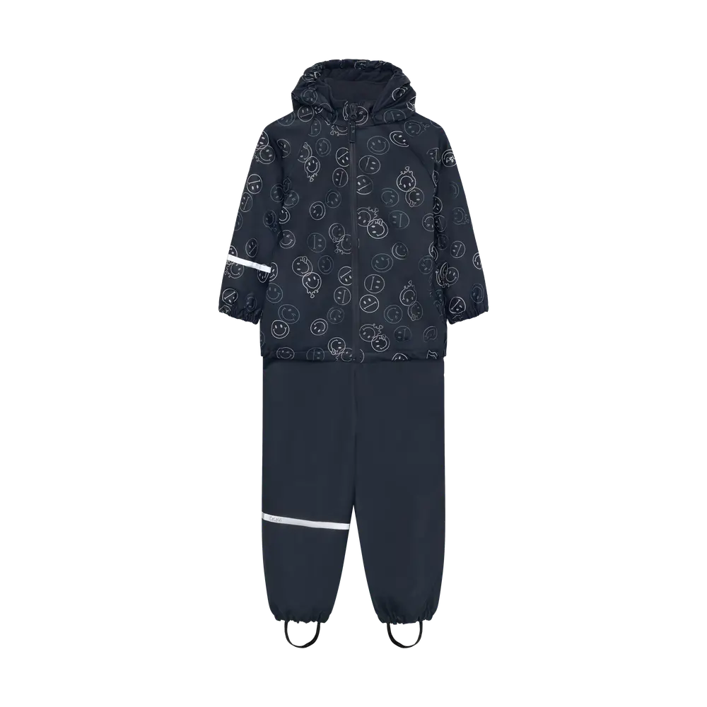 Celavi Regnset m. Fleece - Navy - 90