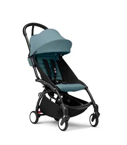 YOYO³ Resevagn - Black/Aqua | Barnvagnar | BabyMode