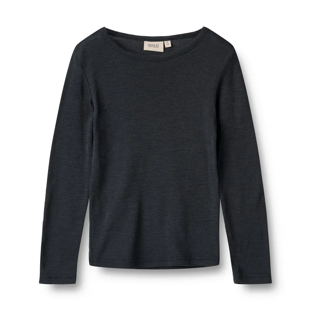 Långärmad Ulltröja Alfie - Navy - 92 | Barnkläder - Ull - Ulltröjor | BabyMode