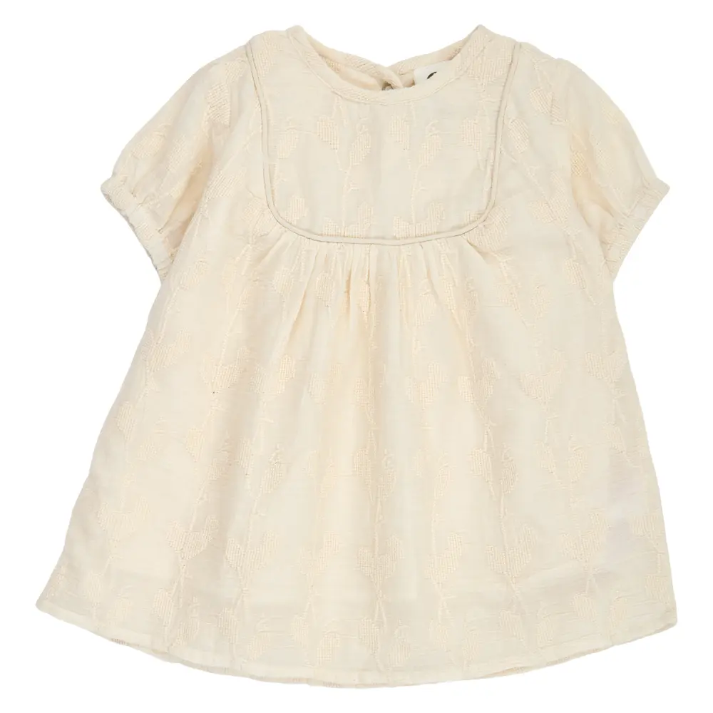 Poetry Puffärmklänning - Natural - 92 | Barnkläder - Toppar - Klänningar - Klänningar | BabyMode