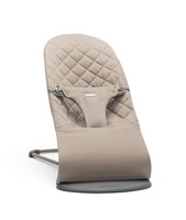 Babysitter Bliss Vävd Klassisk Quilt - Sandgrå
