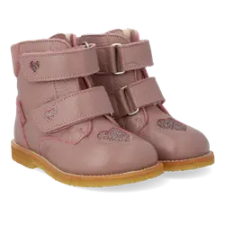 Tex Stövlar Med Velcro - Faded Rose/Multi Glitter | Skor - Stövlar - Vinterkängor | BabyMode