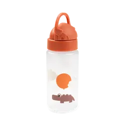 Sugrörsflaska Happy Clouds - Papaya | Baby & Barn - Äta - Matlådor & vattenflaskor | BabyMode