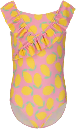 Zig Zag Tropical Baddräkt - Lemon | Barnkläder - Badkläder - Baddräkter & bikinis | BabyMode