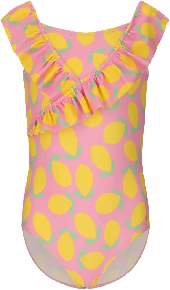 Zig Zag Tropical Baddräkt - Lemon - 92 | Barnkläder - Badkläder - Baddräkter & bikinis | BabyMode