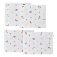 Mermaid Gardin till Medelhög Säng 90x200 cm - Beige