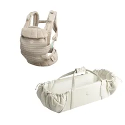 Najell SleepCarrier X & Bärsele Rise - Oat Beige/Almond Beige | Baby & Barn | BabyMode