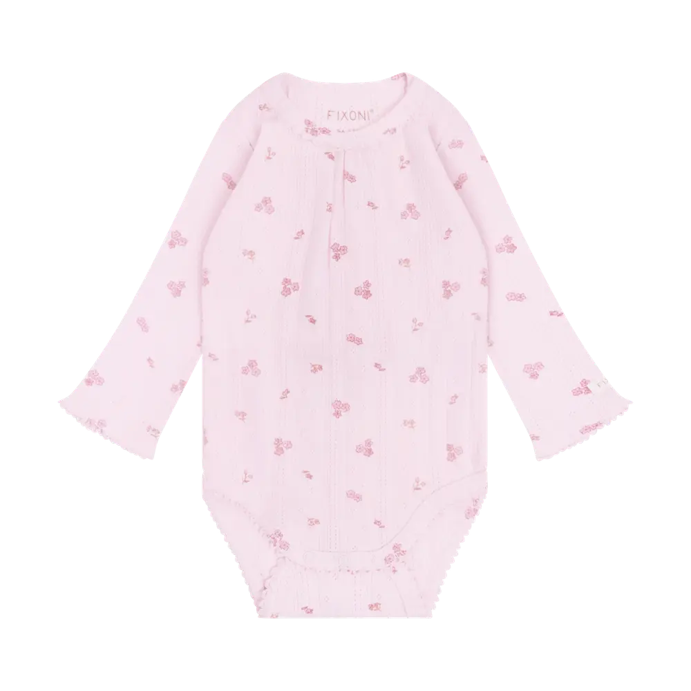 Fixoni Långärmad Body - Pale Lilac - 74