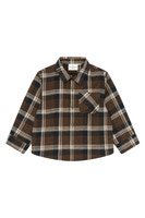 The New Siblings Yaki Flannel Skjorta - Navy Blazer Check
