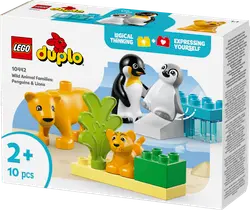 Vilda Djurfamiljer - Pingviner & Lejon 10442