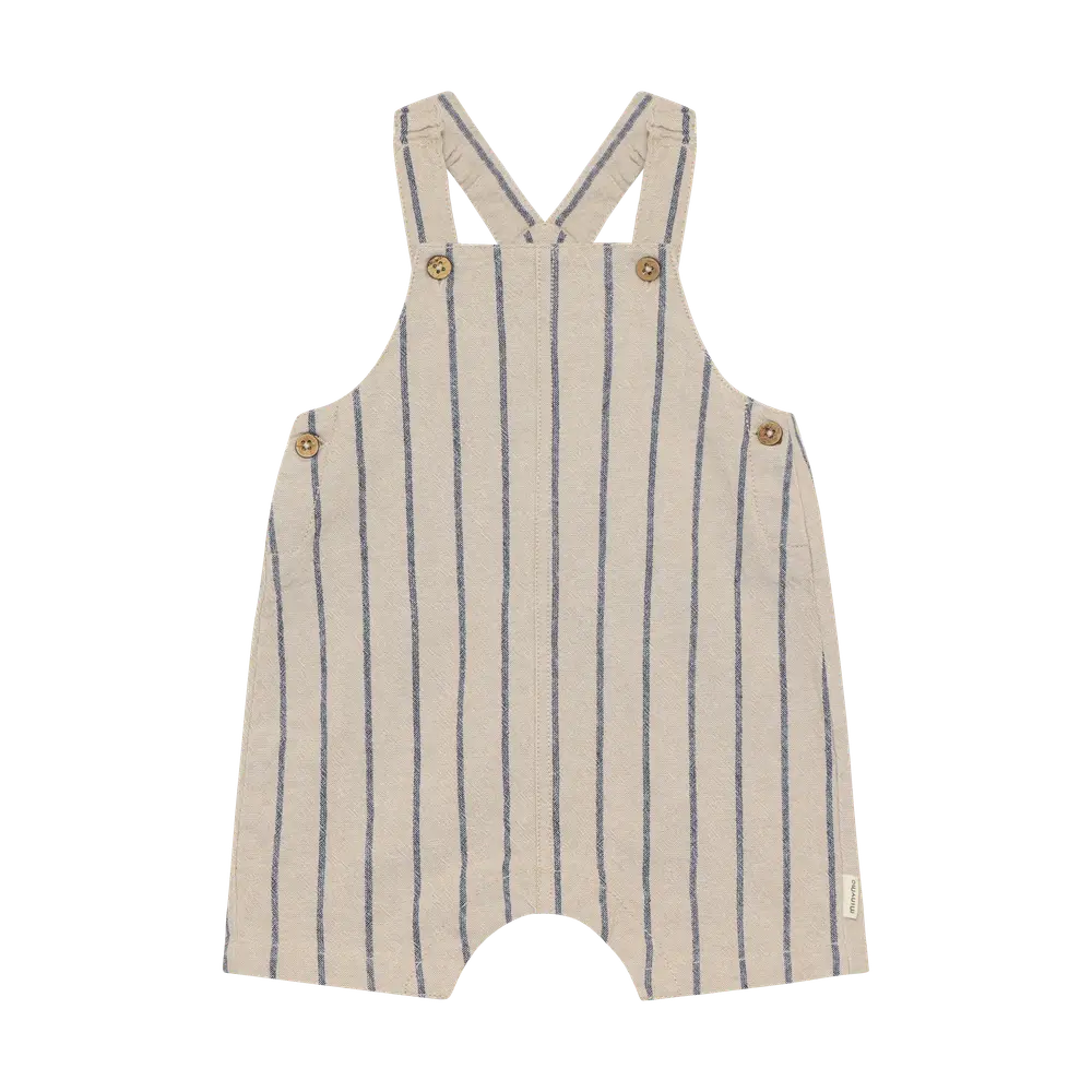 Hängsebyxor m. Ränder - White Pepper - 68 | Barnkläder - Underdelar - Hängsel & jumpsuits | BabyMode