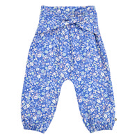 Primrose Blommiga Byxor - Azure blue/ Nectar/ Tofu