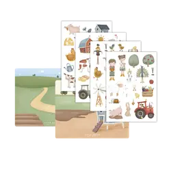 Vinduesklistermærker Little Farm | Leksaker - Kreativ lek - Kreativa set | BabyMode