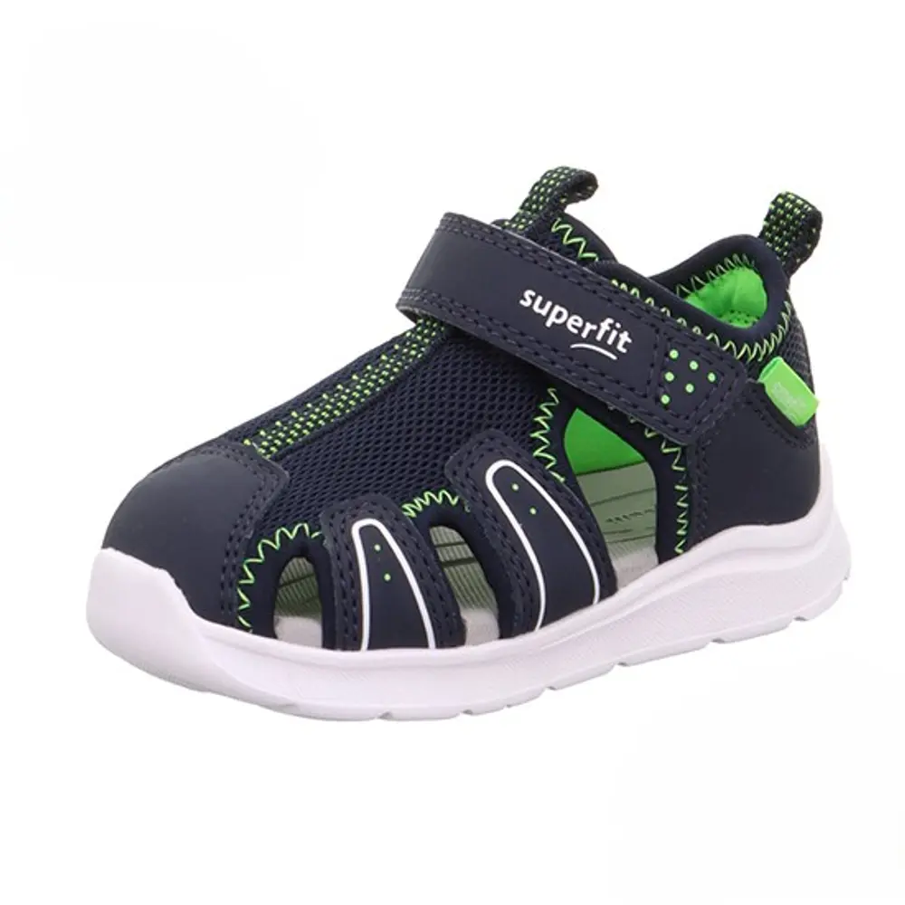 Wave Sandal - Blå/Ljusgrön - 23 | Barnskor - Sandaler - Sandaler med sluten tå | BabyMode