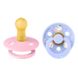 Mumin Colour 2-Pack Napp Latex stl 2 - Baby Pink | Baby & Barn - Sköta - Nappar | BabyMode