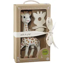 So Pure Sophie Giraff Bitring - 18 cmed + Natural | Leksaker - Babyleksaker - Bitringar & skallror | BabyMode