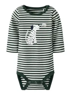 Kian Långärmad Body - Cloud Dancer | Kläder - Bodys & overaller - Långärmad body | BabyMode