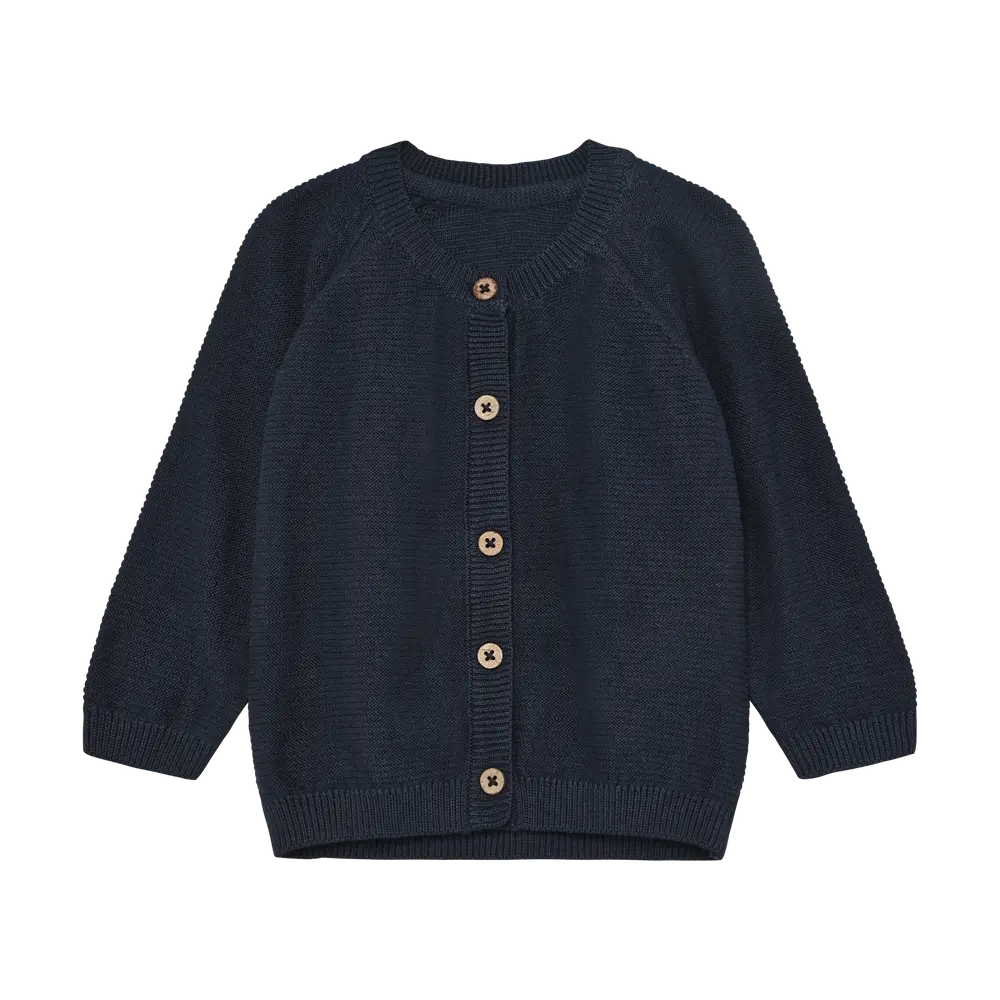 Stickad Kofta - Sky Captain - 90 | Barnkläder - Toppar - Koftor, västar & tröjor | BabyMode