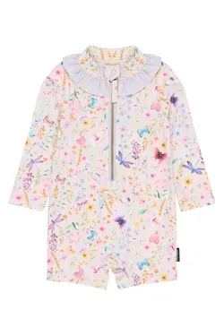 UV-dräkt m. Tryck - Butterfly AOP | Barnkläder - Badkläder - UV-badkläder | BabyMode