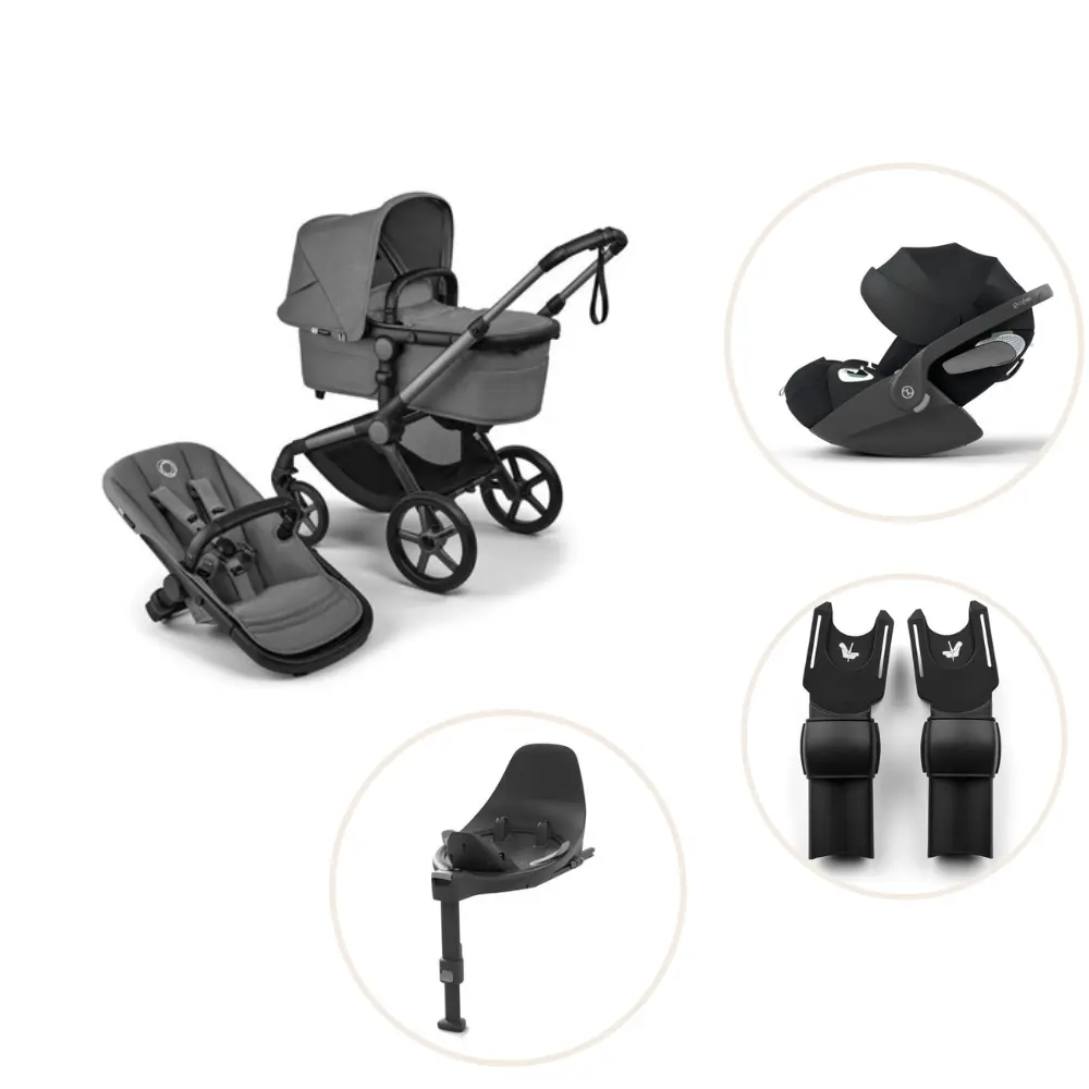 Bugaboo Fox 5 Renew Barnvagn - Moon Grey/Graphite