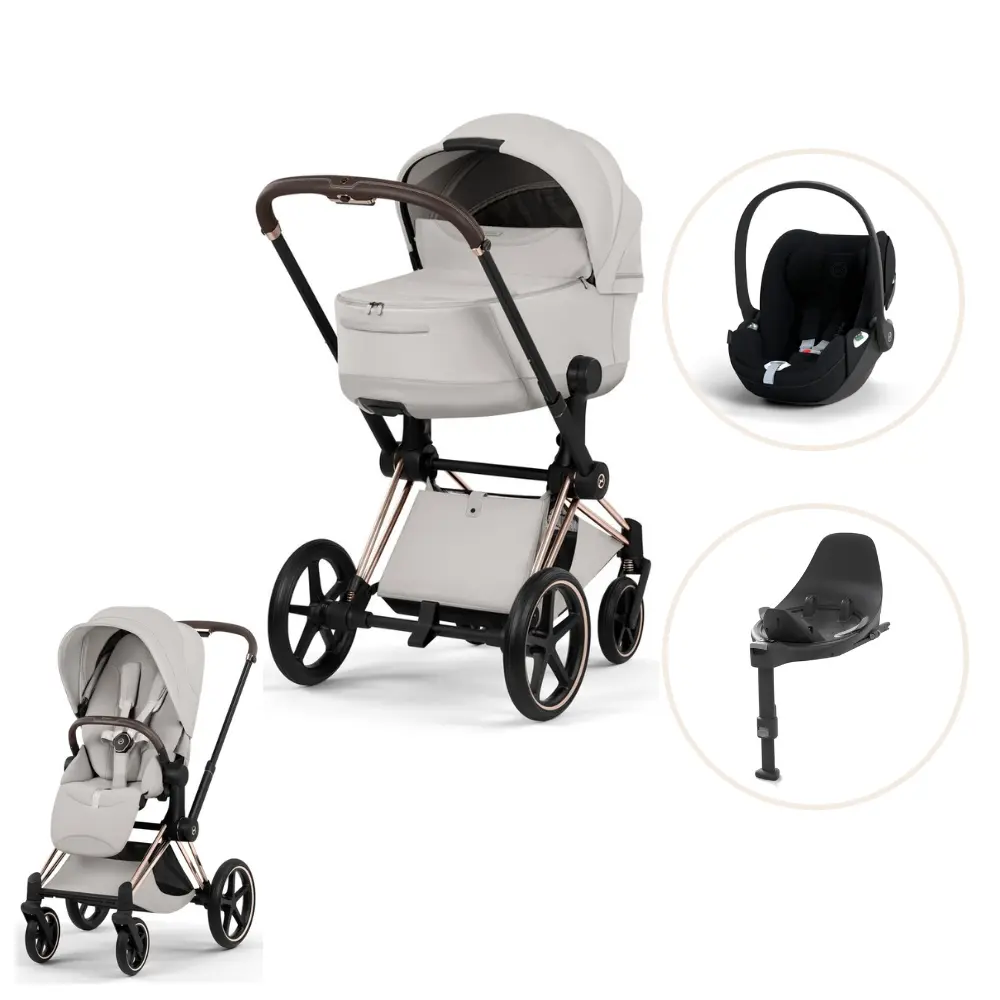 Cybex Priam Style Sittvagn - Peach Pink/Rosegold