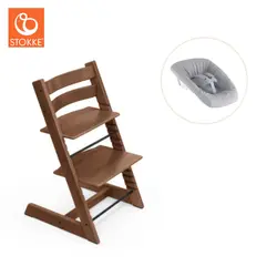Tripp Trapp Stol bok & Newborn Set - Warm Brown Bok | Baby & Barn | BabyMode