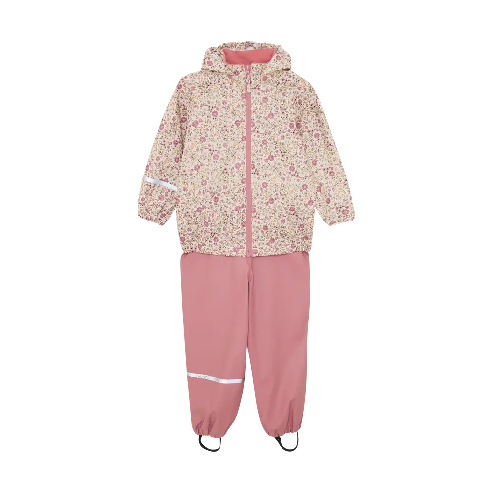 Regnset m. Tryck - Perfectly Pale - 120 | Barnkläder - Ytterplagg - Regnkläder | BabyMode