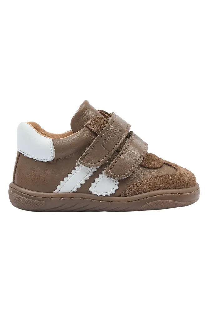 Pride Velcro Barefoot Sneaker - Summer Sand - 19 | Barnskor - Sneakers - Sneakers med kardborre | BabyMode