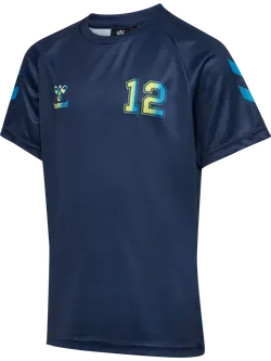 Shimmer t-shirt - Dress blues/limeade | Kläder - Temakläder - Träningskläder | BabyMode