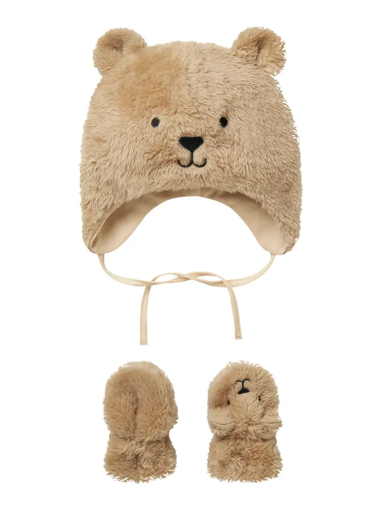 Name It Matuta Teddy Set - Pure Cashmere - 34/39