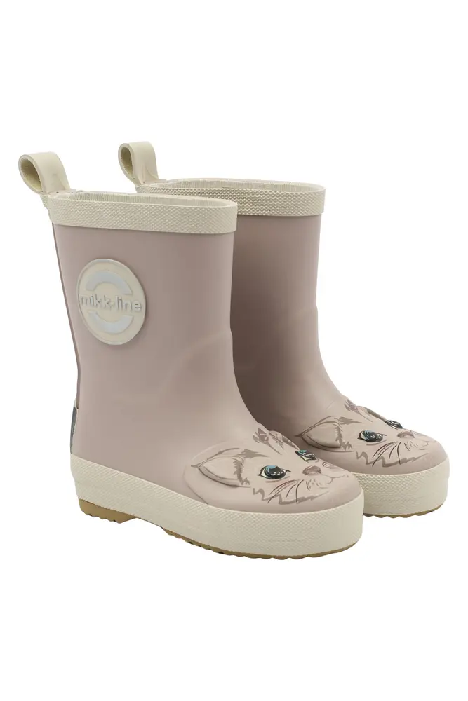 Mikk-Line Gummistövel Röd Panda 3D - Bark - 27 | Barnskor - Gummistövlar - Långa gummistövlar | BabyMode