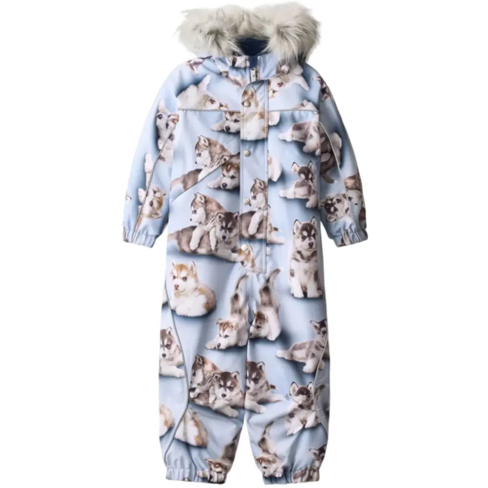 Molo Polaris Fur Vinteroverall - Husky Cubs - 104