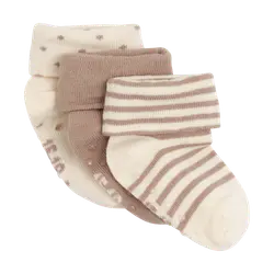 Babystrumpor med ABS 3-pack - Beige | Kläder - Strumpor & strumpbyxor - Strumpor | BabyMode