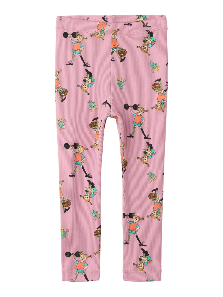 Name It Ara Pippi Slim Leggings - Lilas - 116