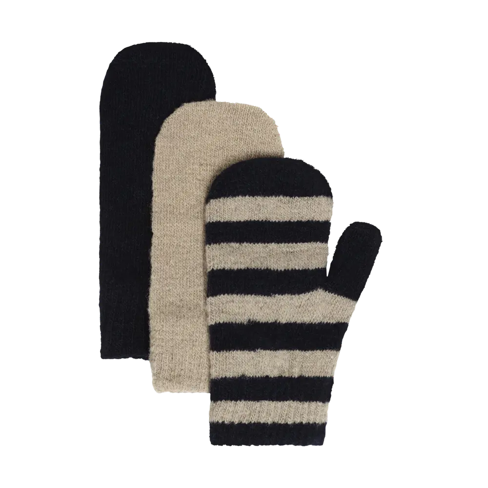 Minymo Magic Luffer Stickad 3-Pack - Dark Sapphire - 3-6 ÅR