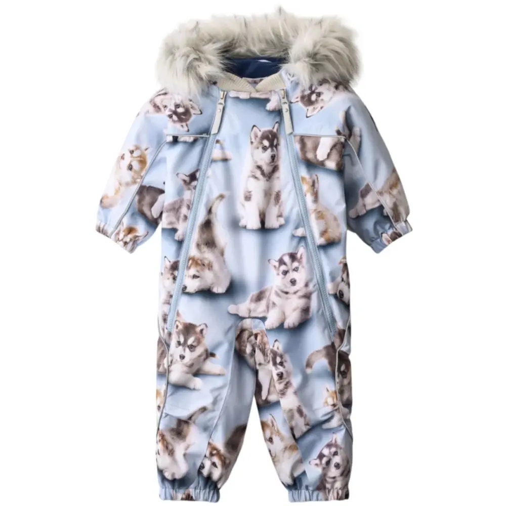 Molo Pyxis Fur Vinteroverall - Husky Cubs - 92