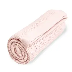 Filt Soft Grid EKO - Baby Pink | Barnrum - Textilier - Filtar & swaddlers | BabyMode