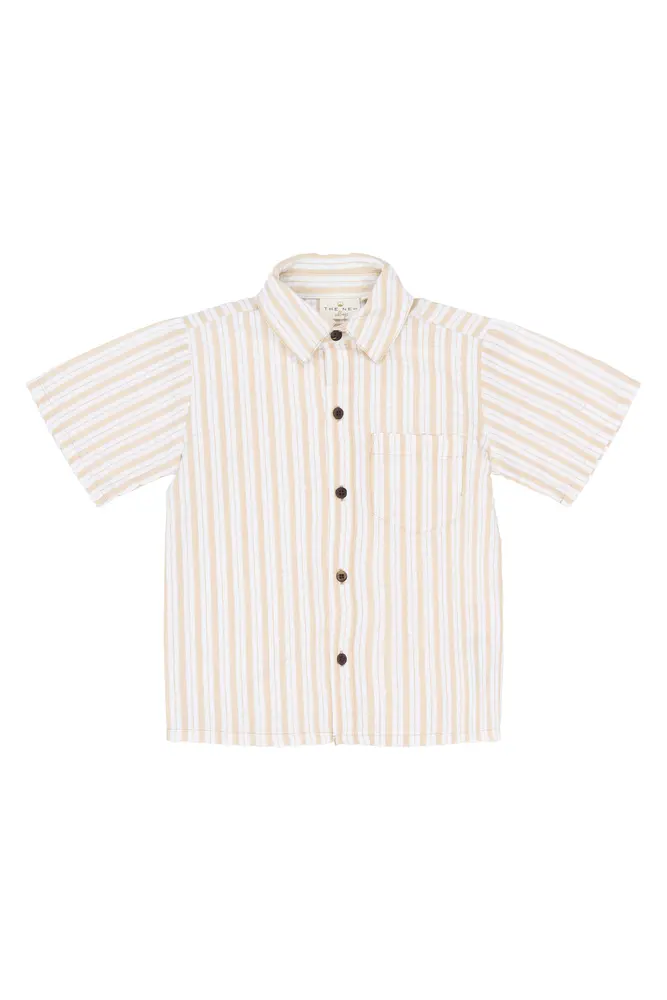 Smitty Skjorta - Humus Striped - 92 | Barnkläder - Toppar - Skjortor - Skjortor | BabyMode