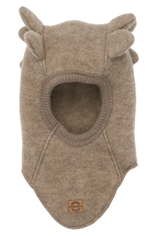Mikk-Line Ull Balaclava m. Kroko - Melange Denver - 50/56