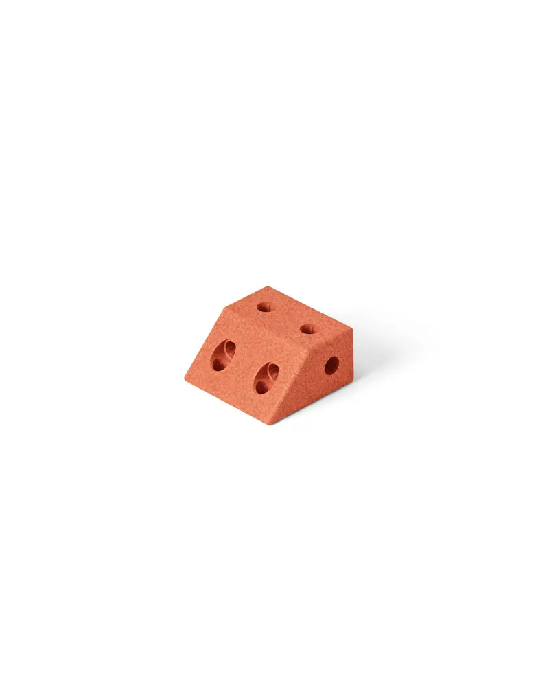 Block Angle Burnt Orange | Leksaker - Aktivitetsleksaker - Motorikleksaker | BabyMode