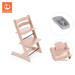 Tripp Trapp Stol inkl. Newborn Set och Babyset - Serene pink | Baby & Barn | BabyMode