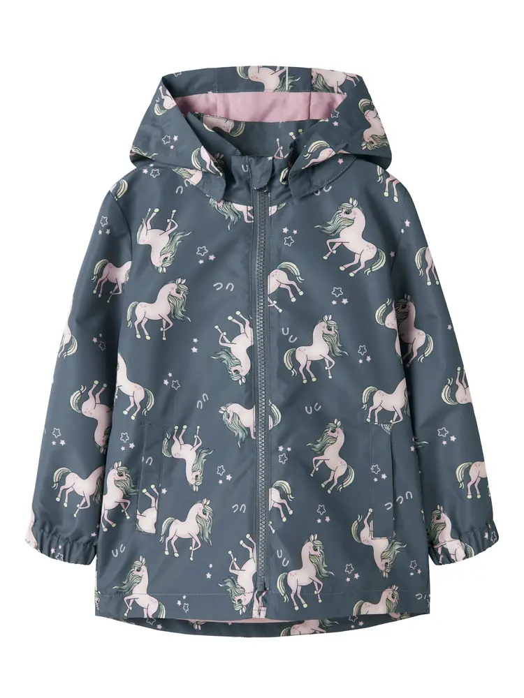 Maxi Jacka m. Tryck - Vintage Indigo - 110 | Barnkläder - Toppar - Jacka | BabyMode