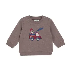 Sweatshirt - Dark Brown Melange | Kläder - Toppar - Koftor, västar & tröjor | BabyMode