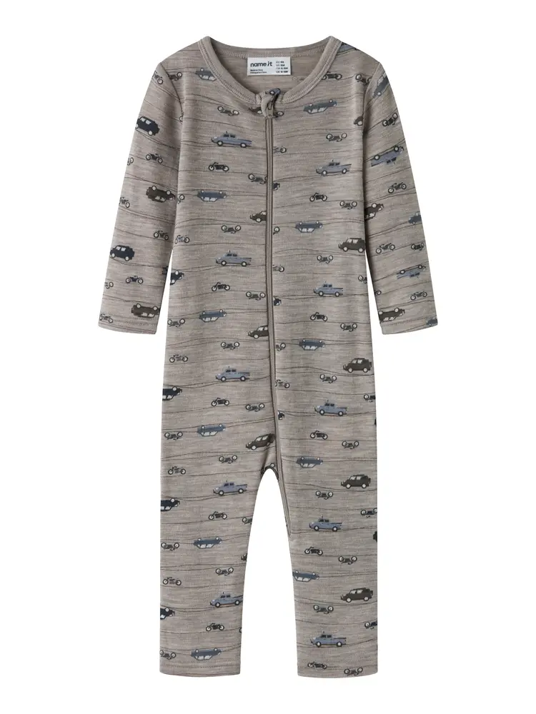Name It Wang Ull Rib Pyjamas - Satellite - 80