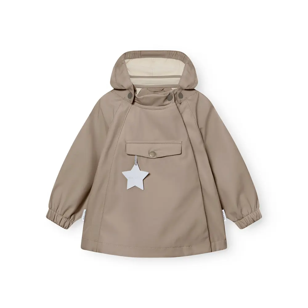 Matwai Softshell Jacka - Grey brown - 2 ÅR/92 | Barnkläder - Ytterplagg - Softshell & fleece - Softshell | BabyMode