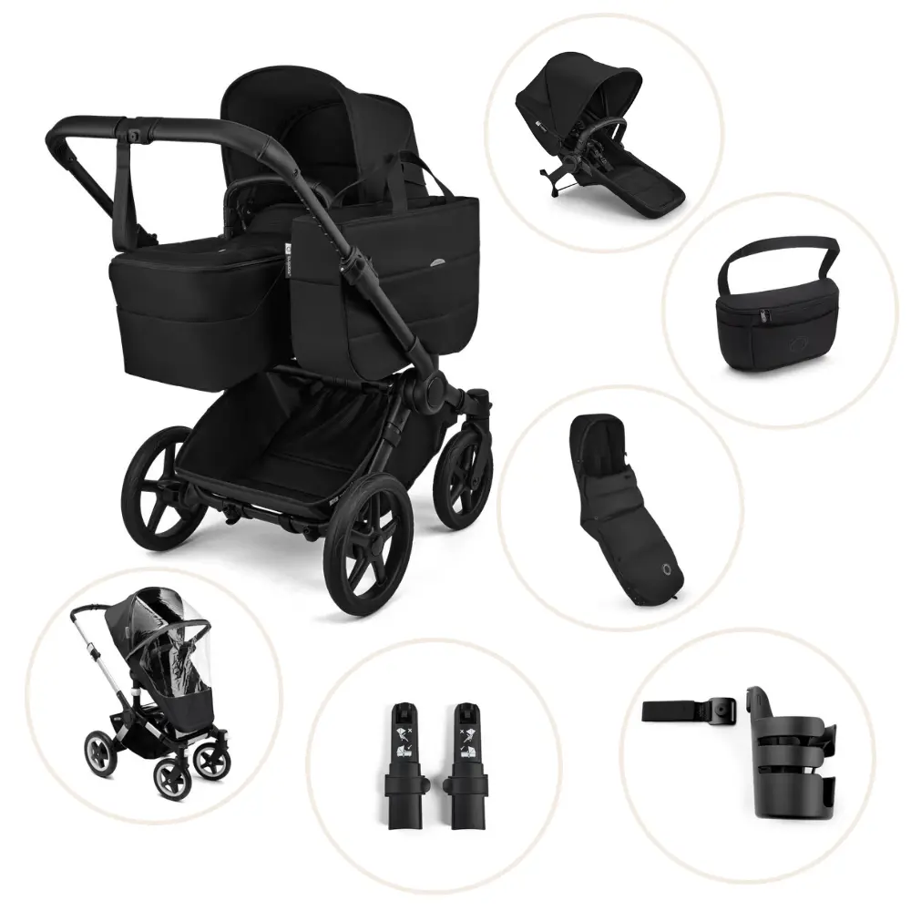 Bugaboo Donkey 6 Barnvagn Heritage Black